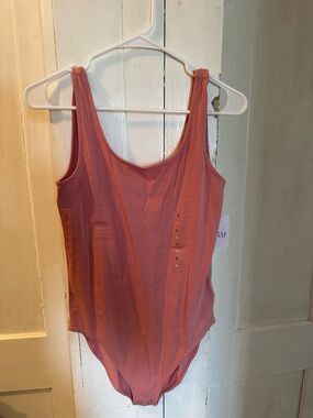 GAP Dusty Rose Tank Bodysuit